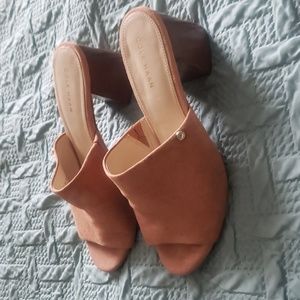 Cole Haan Daina MD OT Mule II slip on block heel camel  women's size US Size 7.5